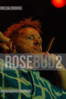 VENEZIA 20/06/08 - PARCO S.GIULIANO - HEINEKEN JAMMIN FESTIVAL : JOHNNY ROTTEN OF THE ROCK BAND SEX PISTOLS ©Graziano Arici/Rosebud2 MUSICA ROCK POP
