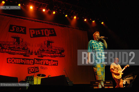 VENEZIA 20/06/08 - PARCO S.GIULIANO - HEINEKEN JAMMIN FESTIVAL : JOHNNY ROTTEN OF THE ROCK BAND SEX PISTOLS ©Graziano Arici/Rosebud2 MUSICA ROCK POP
