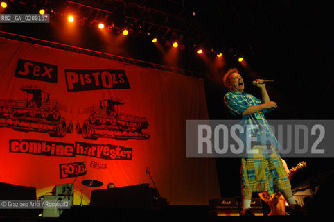 VENEZIA 20/06/08 - PARCO S.GIULIANO - HEINEKEN JAMMIN FESTIVAL : JOHNNY ROTTEN OF THE ROCK BAND SEX PISTOLS ©Graziano Arici/Rosebud2 MUSICA ROCK POP
