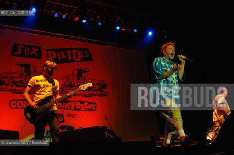 VENEZIA 20/06/08 - PARCO S.GIULIANO - HEINEKEN JAMMIN FESTIVAL : JOHNNY ROTTEN OF THE ROCK BAND SEX PISTOLS ©Graziano Arici/Rosebud2 MUSICA ROCK POP