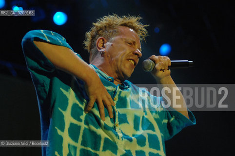 VENEZIA 20/06/08 - PARCO S.GIULIANO - HEINEKEN JAMMIN FESTIVAL : JOHNNY ROTTEN OF THE ROCK BAND SEX PISTOLS ©Graziano Arici/Rosebud2 MUSICA ROCK POP
