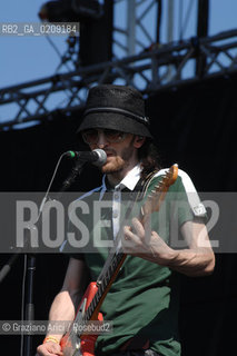 VENEZIA 20/06/08 - PARCO S.GIULIANO - HEINEKEN JAMMIN FESTIVAL : GIANMARIO RAGAZZI OF THE ROCK BAND MATMATA ©Graziano Arici/Rosebud2 MUSICA ROCK POP