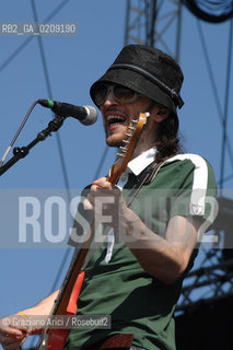 VENEZIA 20/06/08 - PARCO S.GIULIANO - HEINEKEN JAMMIN FESTIVAL : GIANMARIO RAGAZZI OF THE ROCK BAND MATMATA ©Graziano Arici/Rosebud2 MUSICA ROCK POP
