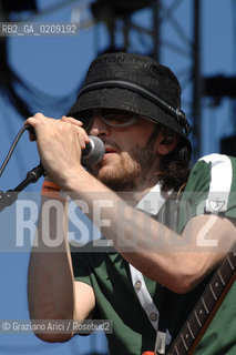 VENEZIA 20/06/08 - PARCO S.GIULIANO - HEINEKEN JAMMIN FESTIVAL : GIANMARIO RAGAZZI OF THE ROCK BAND MATMATA ©Graziano Arici/Rosebud2 MUSICA ROCK POP