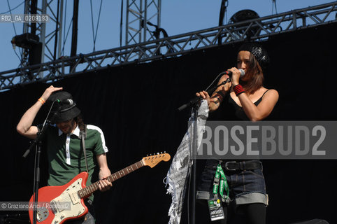 VENEZIA 20/06/08 - PARCO S.GIULIANO - HEINEKEN JAMMIN FESTIVAL : GIANMARIO RAGAZZI OF THE ROCK BAND MATMATA AND SYRIA  ©Graziano Arici/Rosebud2 MUSICA ROCK POP