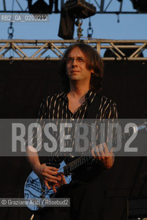 VENEZIA 20/06/08 - PARCO S.GIULIANO - HEINEKEN JAMMIN FESTIVAL : LUCA BERGIA OF THE ROCK BAND MARLENE KUNTZ @ Graziano Arici/Rosebud2 MUSICA POP ROCK