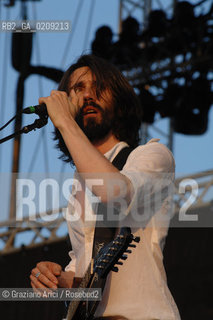 VENEZIA 20/06/08 - PARCO S.GIULIANO - HEINEKEN JAMMIN FESTIVAL : CRISTIANO GODANO OF THE ROCK BAND MARLENE KUNTZ @ Graziano Arici/Rosebud2 MUSICA POP ROCK
