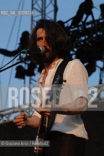 VENEZIA 20/06/08 - PARCO S.GIULIANO - HEINEKEN JAMMIN FESTIVAL : CRISTIANO GODANO OF THE ROCK BAND MARLENE KUNTZ @ Graziano Arici/Rosebud2 MUSICA POP ROCK