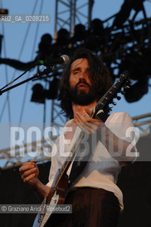 VENEZIA 20/06/08 - PARCO S.GIULIANO - HEINEKEN JAMMIN FESTIVAL : CRISTIANO GODANO OF THE ROCK BAND MARLENE KUNTZ @ Graziano Arici/Rosebud2 MUSICA POP ROCK