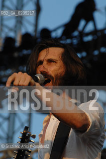 VENEZIA 20/06/08 - PARCO S.GIULIANO - HEINEKEN JAMMIN FESTIVAL : CRISTIANO GODANO OF THE ROCK BAND MARLENE KUNTZ @ Graziano Arici/Rosebud2 MUSICA POP ROCK