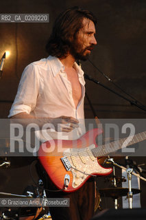 VENEZIA 20/06/08 - PARCO S.GIULIANO - HEINEKEN JAMMIN FESTIVAL : CRISTIANO GODANO OF THE ROCK BAND MARLENE KUNTZ @ Graziano Arici/Rosebud2 MUSICA POP ROCK