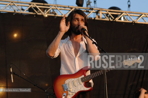 VENEZIA 20/06/08 - PARCO S.GIULIANO - HEINEKEN JAMMIN FESTIVAL : CRISTIANO GODANO OF THE ROCK BAND MARLENE KUNTZ @ Graziano Arici/Rosebud2 MUSICA POP ROCK