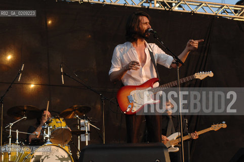 VENEZIA 20/06/08 - PARCO S.GIULIANO - HEINEKEN JAMMIN FESTIVAL : CRISTIANO GODANO OF THE ROCK BAND MARLENE KUNTZ @ Graziano Arici/Rosebud2 MUSICA POP ROCK