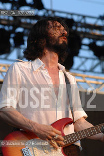 VENEZIA 20/06/08 - PARCO S.GIULIANO - HEINEKEN JAMMIN FESTIVAL : CRISTIANO GODANO OF THE ROCK BAND MARLENE KUNTZ @ Graziano Arici/Rosebud2 MUSICA POP ROCK