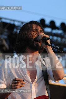 VENEZIA 20/06/08 - PARCO S.GIULIANO - HEINEKEN JAMMIN FESTIVAL : CRISTIANO GODANO OF THE ROCK BAND MARLENE KUNTZ @ Graziano Arici/Rosebud2 MUSICA POP ROCK