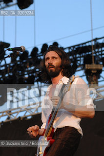 VENEZIA 20/06/08 - PARCO S.GIULIANO - HEINEKEN JAMMIN FESTIVAL : CRISTIANO GODANO OF THE ROCK BAND MARLENE KUNTZ @ Graziano Arici/Rosebud2 MUSICA POP ROCK