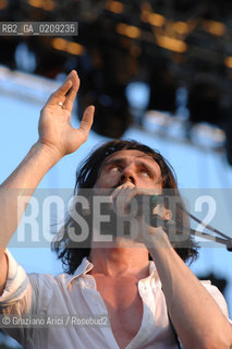 VENEZIA 20/06/08 - PARCO S.GIULIANO - HEINEKEN JAMMIN FESTIVAL : CRISTIANO GODANO OF THE ROCK BAND MARLENE KUNTZ @ Graziano Arici/Rosebud2 MUSICA POP ROCK