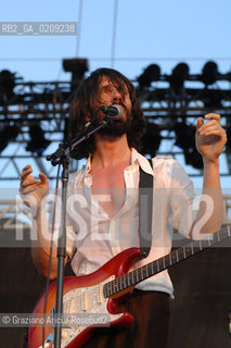 VENEZIA 20/06/08 - PARCO S.GIULIANO - HEINEKEN JAMMIN FESTIVAL : CRISTIANO GODANO OF THE ROCK BAND MARLENE KUNTZ @ Graziano Arici/Rosebud2 MUSICA POP ROCK