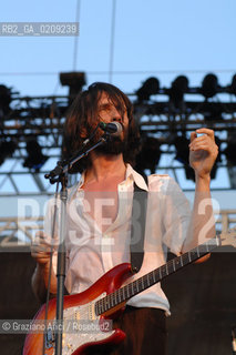 VENEZIA 20/06/08 - PARCO S.GIULIANO - HEINEKEN JAMMIN FESTIVAL : CRISTIANO GODANO OF THE ROCK BAND MARLENE KUNTZ @ Graziano Arici/Rosebud2 MUSICA POP ROCK