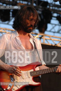 VENEZIA 20/06/08 - PARCO S.GIULIANO - HEINEKEN JAMMIN FESTIVAL : CRISTIANO GODANO OF THE ROCK BAND MARLENE KUNTZ @ Graziano Arici/Rosebud2 MUSICA POP ROCK