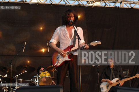 VENEZIA 20/06/08 - PARCO S.GIULIANO - HEINEKEN JAMMIN FESTIVAL : CRISTIANO GODANO OF THE ROCK BAND MARLENE KUNTZ @ Graziano Arici/Rosebud2 MUSICA POP ROCK