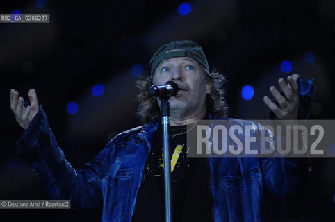 VENEZIA 20/06/08 - PARCO S.GIULIANO - HEINEKEN JAMMIN FESTIVAL : THE ROCK SINGER VASCO BLASCO ROSSI @ Graziano Arici/Rosebud2 MUSICA POP ROCK