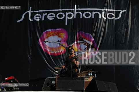 VENICE 22/06/08 - HEINEKEN JAMMIN FESTIVAL AT THE S.GIULIANO PARK - KELLY JONES OF THE ROCK BAND STEREOPHONICS ©Graziano Arici/Rosebud2 ROCK POP MUSICA