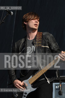VENICE 22/06/08 - HEINEKEN JAMMIN FESTIVAL AT THE S.GIULIANO PARK - RICHARD JONES OF THE ROCK BAND STEREOPHONICS ©Graziano Arici/Rosebud2 ROCK POP MUSICA