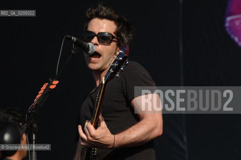 VENICE 22/06/08 - HEINEKEN JAMMIN FESTIVAL AT THE S.GIULIANO PARK - KELLY JONES OF THE ROCK BAND STEREOPHONICS ©Graziano Arici/Rosebud2 ROCK POP MUSICA