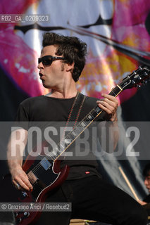 VENICE 22/06/08 - HEINEKEN JAMMIN FESTIVAL AT THE S.GIULIANO PARK - KELLY JONES OF THE ROCK BAND STEREOPHONICS ©Graziano Arici/Rosebud2 ROCK POP MUSICA