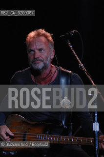 VENEZIA 20/06/08 - PARCO S.GIULIANO - HEINEKEN JAMMIN FESTIVAL : STING OF THE ROCK BAND THE POLICE @ Graziano Arici/Rosebud2 MUSICA POP ROCK