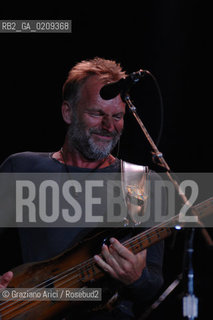 VENEZIA 20/06/08 - PARCO S.GIULIANO - HEINEKEN JAMMIN FESTIVAL : STING OF THE ROCK BAND THE POLICE @ Graziano Arici/Rosebud2 MUSICA POP ROCK