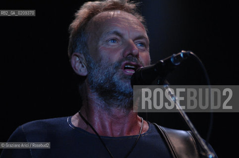 VENEZIA 20/06/08 - PARCO S.GIULIANO - HEINEKEN JAMMIN FESTIVAL : STING OF THE ROCK BAND THE POLICE @ Graziano Arici/Rosebud2 MUSICA POP ROCK