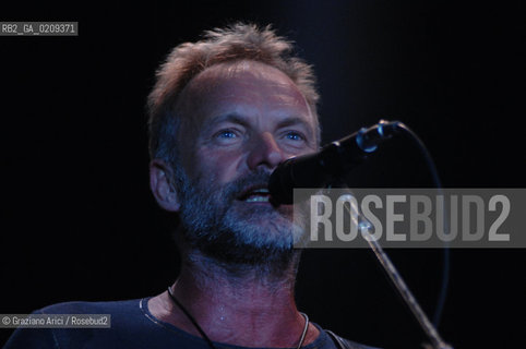 VENEZIA 20/06/08 - PARCO S.GIULIANO - HEINEKEN JAMMIN FESTIVAL : STING OF THE ROCK BAND THE POLICE @ Graziano Arici/Rosebud2 MUSICA POP ROCK