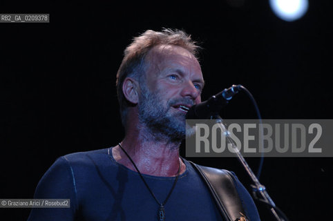 VENEZIA 20/06/08 - PARCO S.GIULIANO - HEINEKEN JAMMIN FESTIVAL : STING OF THE ROCK BAND THE POLICE @ Graziano Arici/Rosebud2 MUSICA POP ROCK