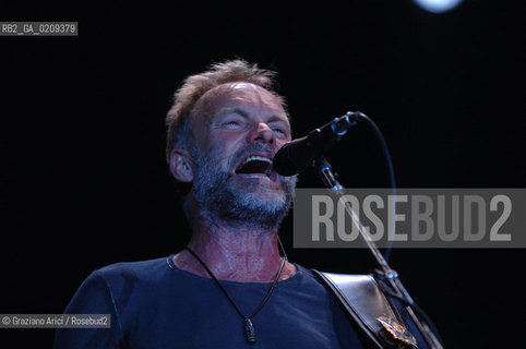 VENEZIA 20/06/08 - PARCO S.GIULIANO - HEINEKEN JAMMIN FESTIVAL : STING OF THE ROCK BAND THE POLICE @ Graziano Arici/Rosebud2 MUSICA POP ROCK