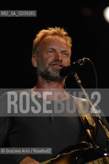 VENEZIA 20/06/08 - PARCO S.GIULIANO - HEINEKEN JAMMIN FESTIVAL : STING OF THE ROCK BAND THE POLICE @ Graziano Arici/Rosebud2 MUSICA POP ROCK