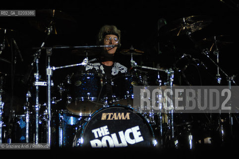 VENEZIA 20/06/08 - PARCO S.GIULIANO - HEINEKEN JAMMIN FESTIVAL : STEWARD COPELAND OF THE ROCK BAND THE POLICE @ Graziano Arici/Rosebud2 MUSICA POP ROCK