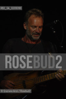 VENEZIA 20/06/08 - PARCO S.GIULIANO - HEINEKEN JAMMIN FESTIVAL : STING OF THE ROCK BAND THE POLICE @ Graziano Arici/Rosebud2 MUSICA POP ROCK