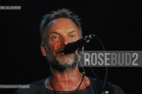 VENEZIA 20/06/08 - PARCO S.GIULIANO - HEINEKEN JAMMIN FESTIVAL : STING OF THE ROCK BAND THE POLICE @ Graziano Arici/Rosebud2 MUSICA POP ROCK