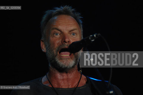 VENEZIA 20/06/08 - PARCO S.GIULIANO - HEINEKEN JAMMIN FESTIVAL : STING OF THE ROCK BAND THE POLICE @ Graziano Arici/Rosebud2 MUSICA POP ROCK