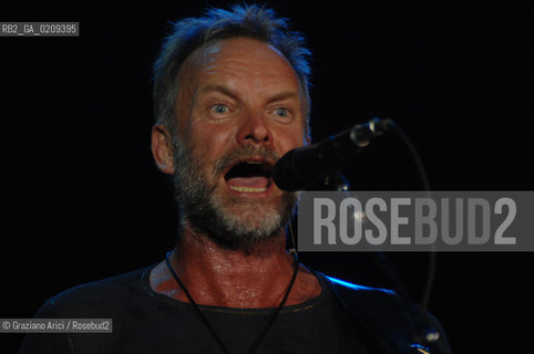 VENEZIA 20/06/08 - PARCO S.GIULIANO - HEINEKEN JAMMIN FESTIVAL : STING OF THE ROCK BAND THE POLICE @ Graziano Arici/Rosebud2 MUSICA POP ROCK