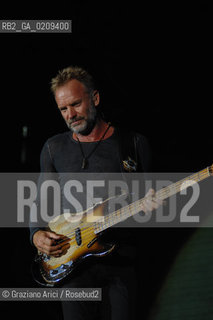 VENEZIA 20/06/08 - PARCO S.GIULIANO - HEINEKEN JAMMIN FESTIVAL : STING OF THE ROCK BAND THE POLICE @ Graziano Arici/Rosebud2 MUSICA POP ROCK