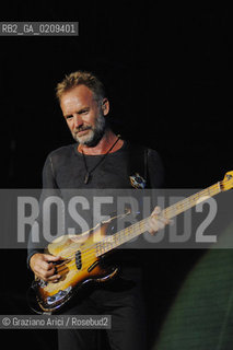 VENEZIA 20/06/08 - PARCO S.GIULIANO - HEINEKEN JAMMIN FESTIVAL : STING OF THE ROCK BAND THE POLICE @ Graziano Arici/Rosebud2 MUSICA POP ROCK