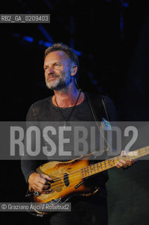 VENEZIA 20/06/08 - PARCO S.GIULIANO - HEINEKEN JAMMIN FESTIVAL : STING OF THE ROCK BAND THE POLICE @ Graziano Arici/Rosebud2 MUSICA POP ROCK