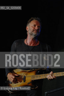 VENEZIA 20/06/08 - PARCO S.GIULIANO - HEINEKEN JAMMIN FESTIVAL : STING OF THE ROCK BAND THE POLICE @ Graziano Arici/Rosebud2 MUSICA POP ROCK