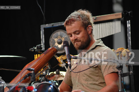 VENICE 22/07/08 THE MUSICIAN XAVIER RUDD IN CONCERT IN ST.MARKSS SQUARE @ Graziano Arici/Rosebud2 CONCERTO MUSICA POP ROCK