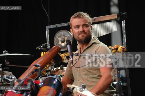 VENICE 22/07/08 THE MUSICIAN XAVIER RUDD IN CONCERT IN ST.MARKSS SQUARE @ Graziano Arici/Rosebud2 CONCERTO MUSICA POP ROCK