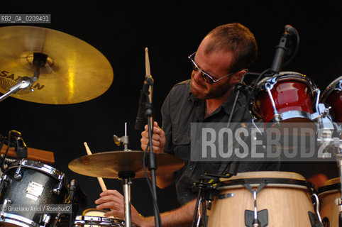 VENICE 22/07/08 THE MUSICIAN XAVIER RUDD IN CONCERT IN ST.MARKSS SQUARE @ Graziano Arici/Rosebud2 CONCERTO MUSICA POP ROCK