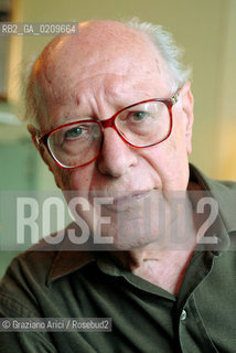 VENICE, 05.09.2008. 65th VENICE FILM FESTIVAL. THE PHILOSOPHER EMANUELE SEVERINO © MARTABUSO/GRAZIANERI FILOSOFIA LETTERATURA